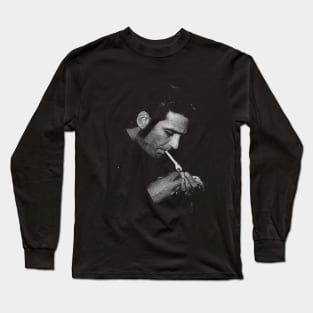 Waylon Jennings Vintage 90s Long Sleeve T-Shirt